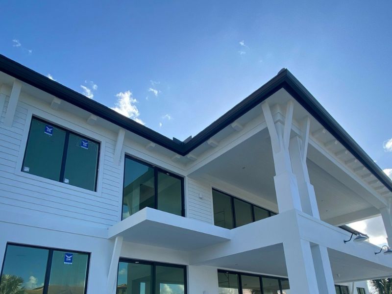 Recent Gutter Project in Flagler Beach