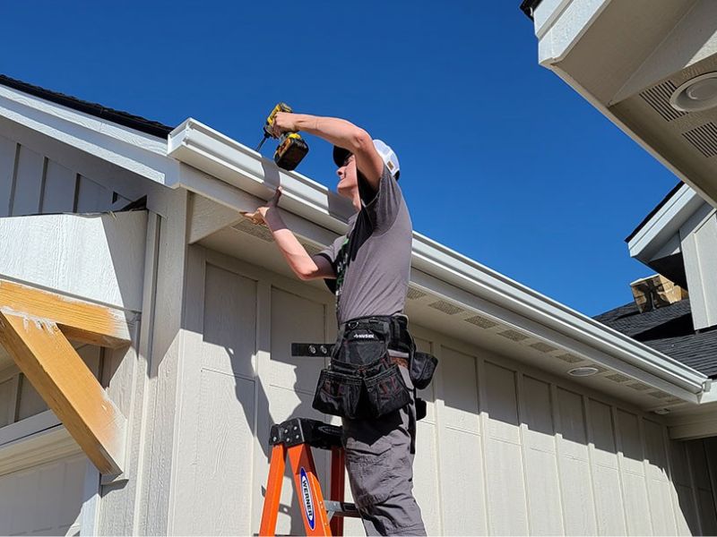 Recent Gutter Project in Flagler Beach
